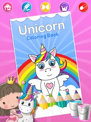 Unicorn Coloring 🦄 android App screenshot 0